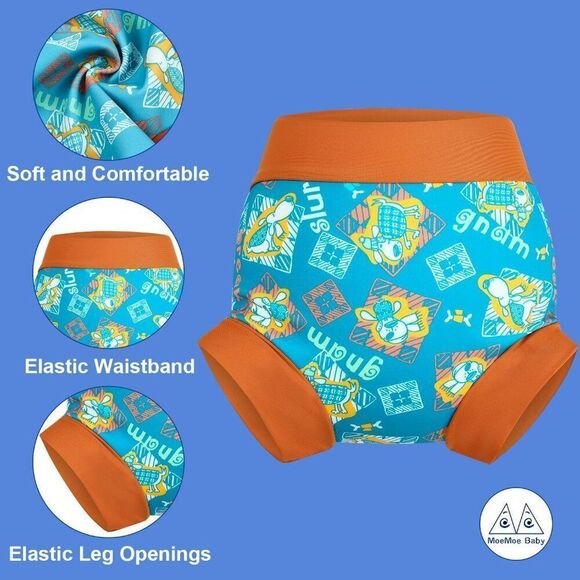 Reusable Swim Diaper Waterproof Swim Pants  Sz 5T - Picture 4 of 4